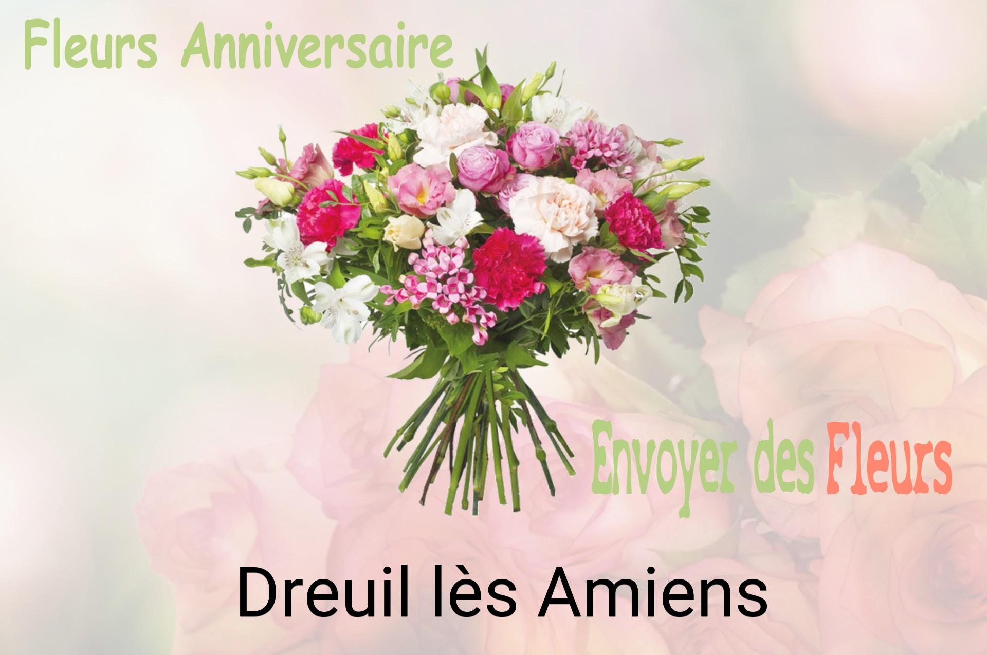 Bouquet de fleurs d’anniversaire livré à Dreuil-lès-Amiens